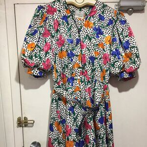 VINTAGE RR SELECTION RICHARD ROBERTS FLORAL PRINT DRESSES SIZE 18